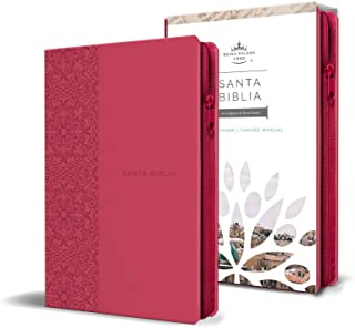 Tamaño Manual, Letra Grande, Cuero de Imitación, Color Fucsia, Con Cremallera